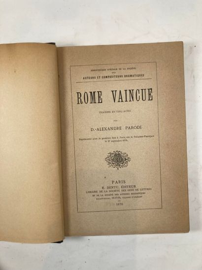 DUMAS (A.). Stockholm, Fontainebleau et Rome....