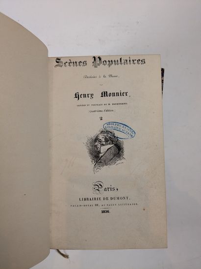 MONNIER (H.). Scènes populaires ill. Henri...
