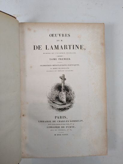 LAMARTINE (Alph. de). OEuvres. Paris, Gosselin,...
