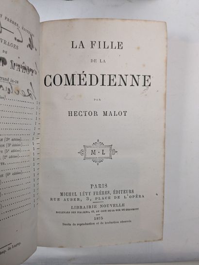 MALOT (H.). Sans famille. Paris, Dentu, 1878....