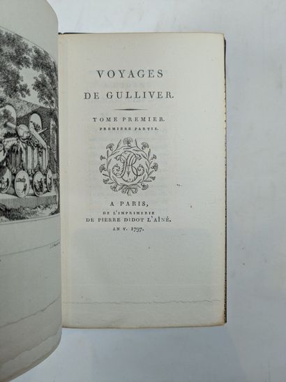 SWIFT. Voyages de Gulliver. Paris, Didot...