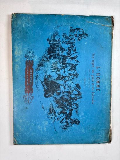 GRANDVILLE (J.J.). L'homme. Son esprit, ses...