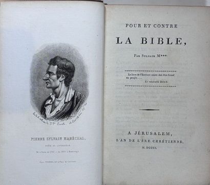 MARECHAL (S.). Pour et contre la Bible. Jérusalem,...