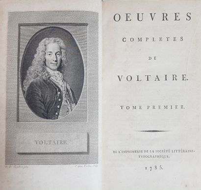 VOLTAIRE. Oeuvres complètes. Imprimerie de...