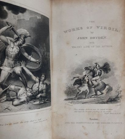 DRYDEN. Works. Londres, 1825; in 16 maroquin...