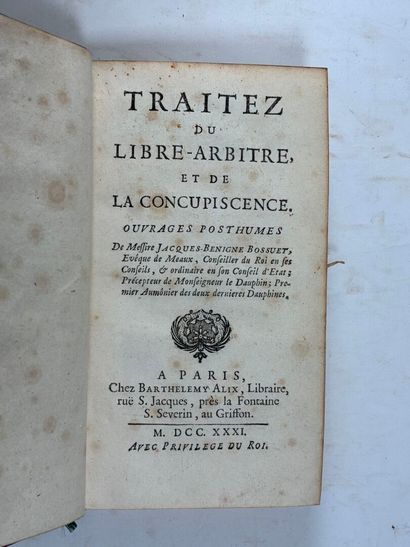 BOSSUET. Discours sur l'histoire universelle....