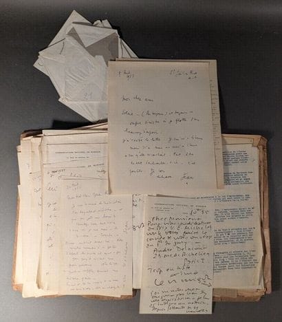 Jean COCTEAU. 24 L.A.S. et un MANUSCRIT autographe...