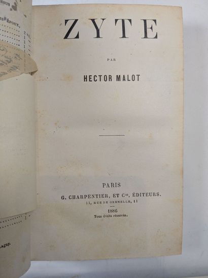 MALOT (H.). Sans famille. Paris, Dentu, 1878....