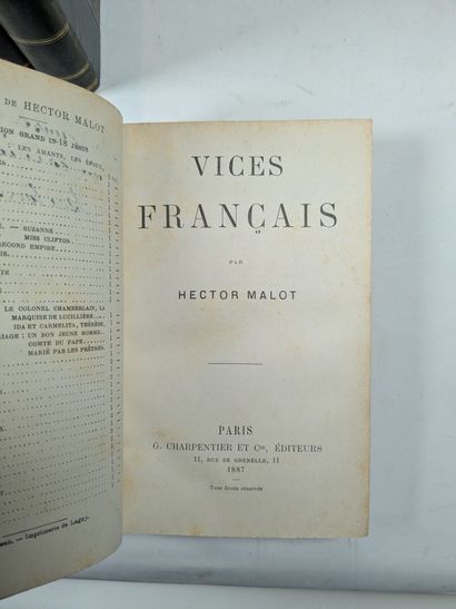 MALOT (H.). Sans famille. Paris, Dentu, 1878....