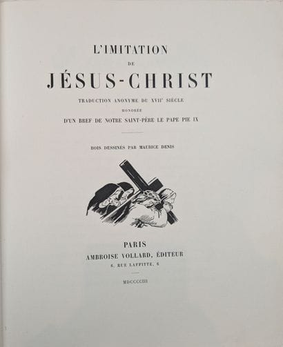 DENIS (M.). L'imitation de Jésus- Christ....