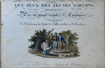 LEPRINCE (X.). Les jeux des jeunes garçons...