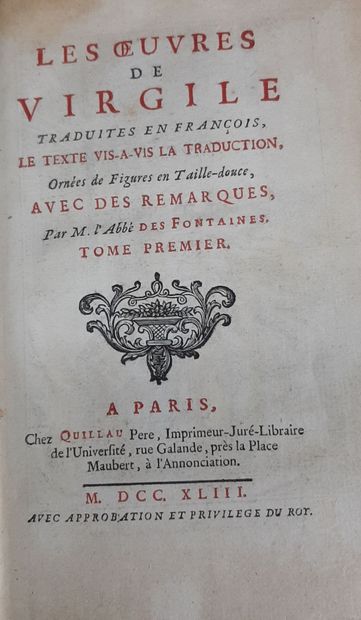 HOMERE L'Iliade et l'Odyssée, Paris, Didot...