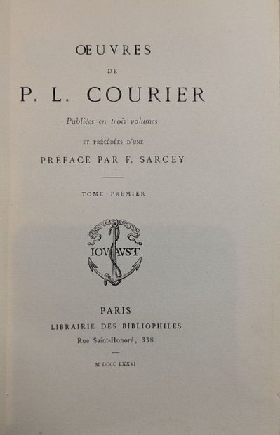 KRUDENER (de). Valérie. Paris, Jouaust, 1884....