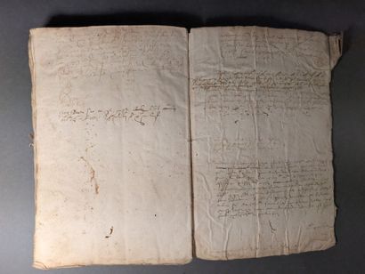TERRIER, AUBE. 2 registres manuscrits, 1608-1614...