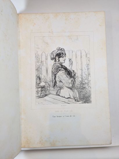 GAVARNI. OEuvres nouvelles. Par-ci, par-...