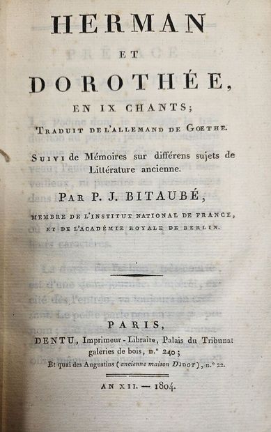 MARMONTELLE. Mémoires œuvres postumes. Paris,...