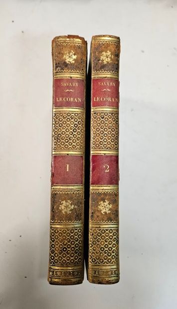 SAVARY Le Coran, Paris, 1783. 2 vol. in 8,...