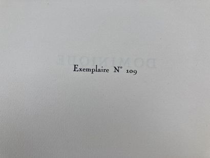 JOURDAIN- FROMENTIN (E.). Dominique. Paris,...