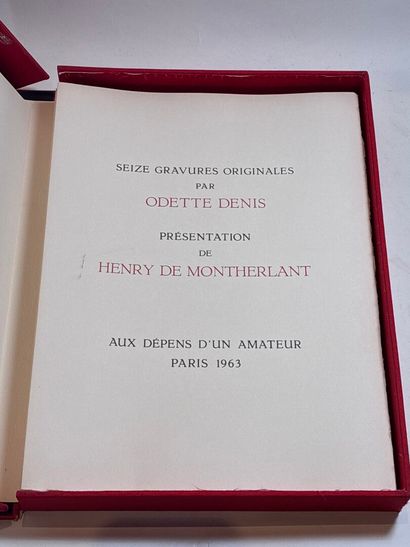 ILLUSTRES MODERNES.- MONTHERLANT (H.de)....