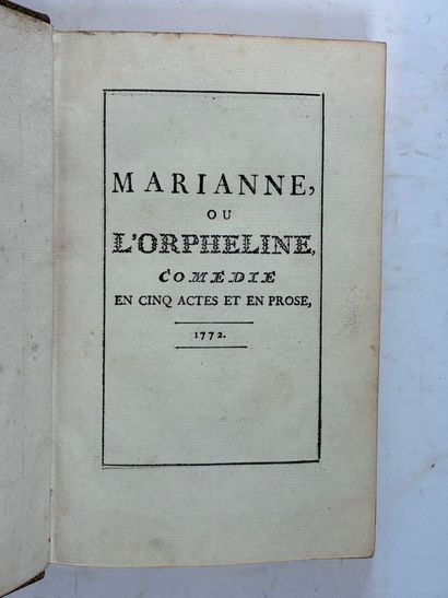MONTESSON (Mquise de). Marianne ou l'orpheline,...