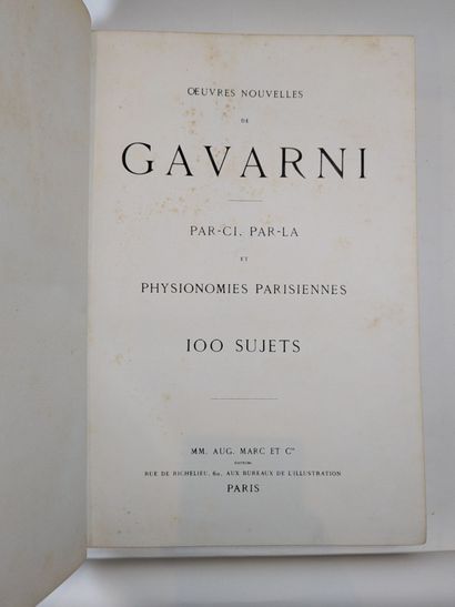 GAVARNI. OEuvres nouvelles. Par-ci, par-...