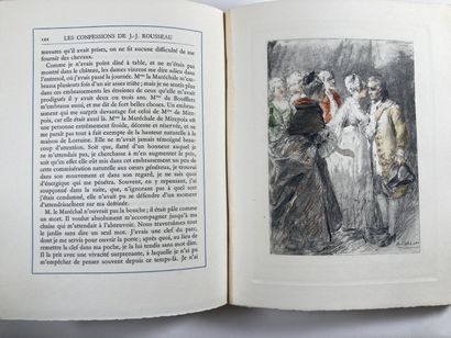 CALBET- ROUSSEAU (J.J.). Les confessions....