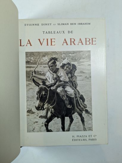 SLIMAN BEN IBRAHIM. Tableaux de la vie arabe....