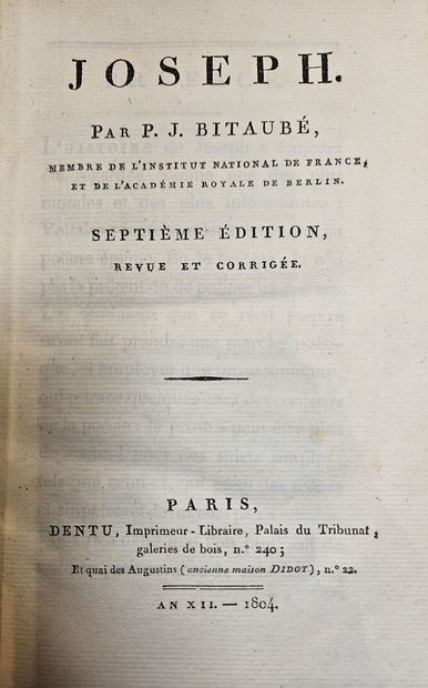 MARMONTELLE. Mémoires œuvres postumes. Paris,...