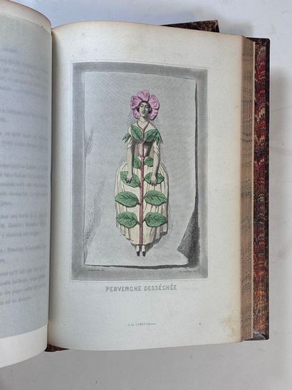 GRANDVILLE (J.J.). Les fleurs animées. Paris,...