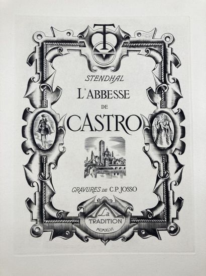 JOSSO- STENDHAL. L'abbesse de Castro. Paris,...