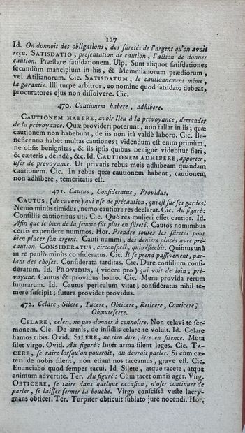 GARDIN DUMESNIL. Synonymes latins. Paris,...