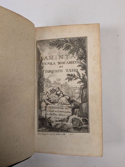 LE TASSE. Aminta . Paris, Nepveu, 1813. In-...