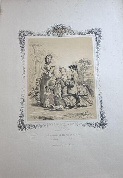 GENIOLE. L'éducation au bon vieux tems. Paris,...