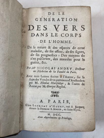 De la génération des vers dans le corps de...