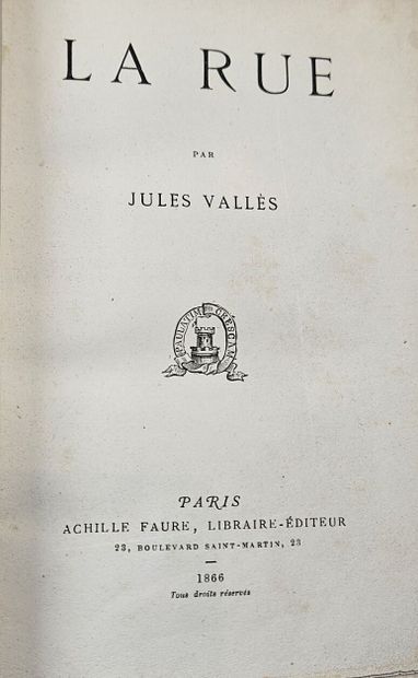 VIGNY (Cte A.de). Chatterton. Paris, Souverain,...