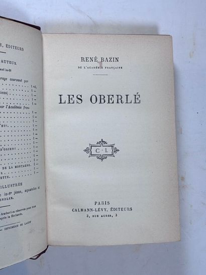 BAZIN (R.). Les Oberlé. Madame Corentine....