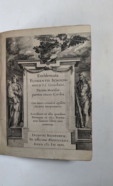 SCHOONHOVII (Fl.). Emblemata florentii Schoonhovi...
