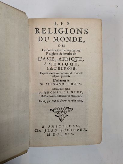 HONORAT. Oeuvres sacrées dont le sujet est...