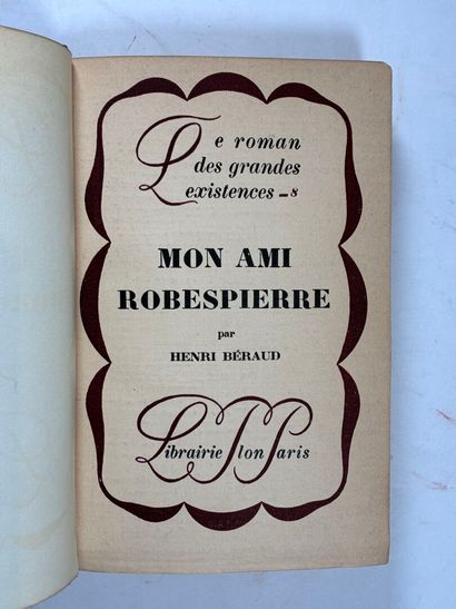 BERAUD (H.). Le vitriol de lune. Portrait...