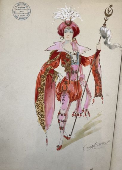 THEATRE- MINON (A.) 1814-1897. Ensemble de...