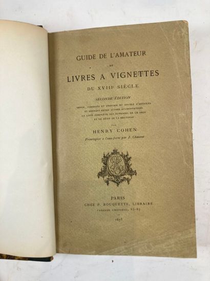COHEN (H.). Guide de l'amateur de livres...