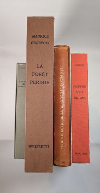 ILLUSTRES MODERNES.- GENEVOIX. La forêt perdue....
