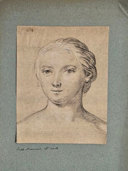 After Rosalba
Woman's head
Black pencil
17...