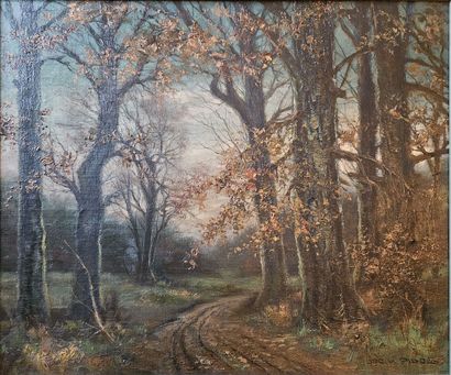 Otto VON PIDOLL (20th century)
Autumn undergrowth
Oil...