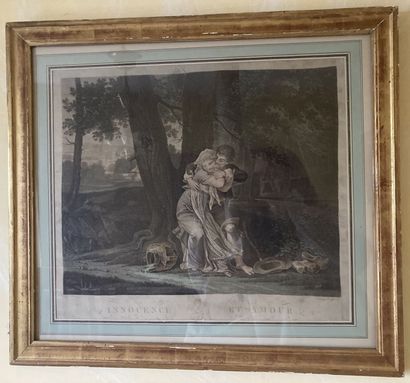 Lot of black prints
18th century
Framed (insolated)

LOT...