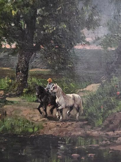 Late 19th century school in the Barbizon...