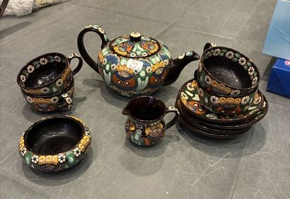 THOUNE earthenware tea and coffee set including...