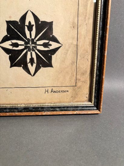 H. ANDERSON (20th century)
Project for decorative...