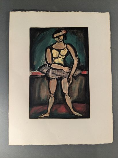 Georges ROUAULT (1871-1958)
Ballerina
Plate...