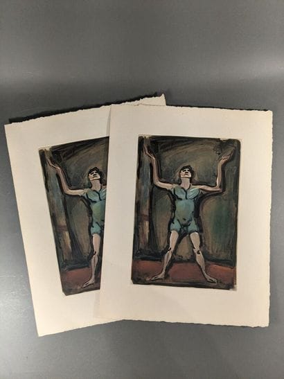 Georges ROUAULT (1871-1958)
Le Jongleur,...